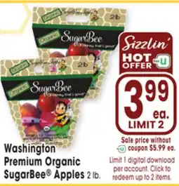 Jewel-Osco Washington Premium Organic SugarBee Apples offer