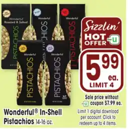 Jewel-Osco Wonderful In-Shell Pistachios offer