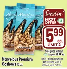 Jewel-Osco Marvelous Premium Cashews offer