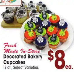 Jewel-Osco Fresh Made In-Store Decorated Bakery Cupcakes offer