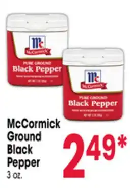 Jewel-Osco McCormick Ground Black Pepper offer