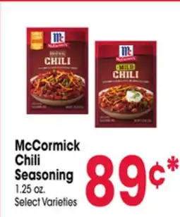 Jewel-Osco McCormick Chili Seasoning offer