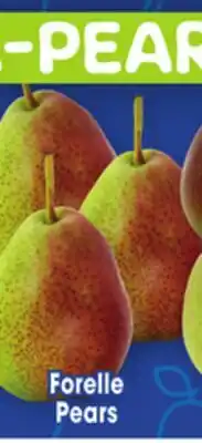 Jewel-Osco Forelle Pears offer