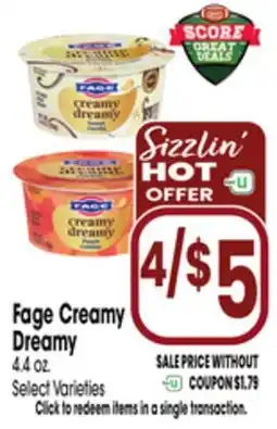 Jewel-Osco Fage Creamy Dreamy offer