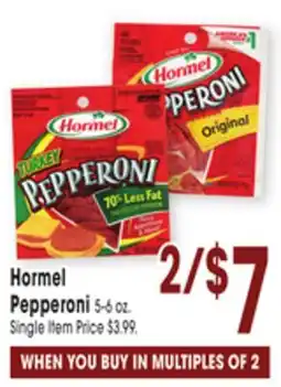 Jewel-Osco Hormel Pepperoni offer
