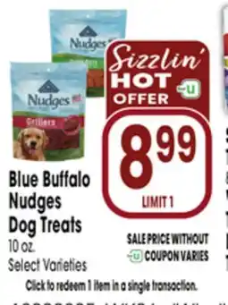 Jewel-Osco Blue Buffalo Nudges Dog Treats offer