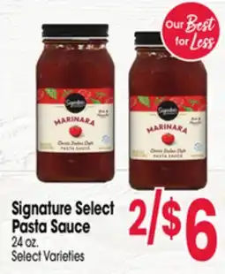 Jewel-Osco Signature Select Pasta Sauce offer
