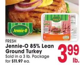 Jewel-Osco FRESH Jennie-O 85% Lean Ground Turkey offer