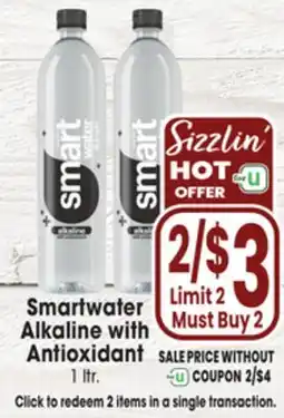 Jewel-Osco Smartwater Alkaline with Antioxidant offer