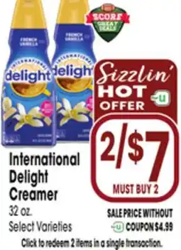 Jewel-Osco International Delight Creamer offer