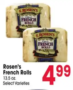Jewel-Osco Rosen's French Rolls offer