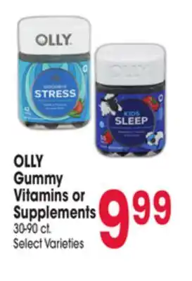 Jewel-Osco OLLY Gummy Vitamins or Supplements offer