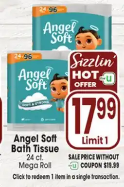 Jewel-Osco Angel Soft Bath Tissue offer