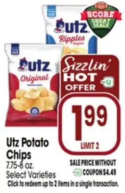 Jewel-Osco Utz Potato Chips offer
