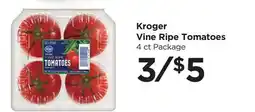 Food 4 Less Kroger Vine Ripe Tomatoes offer