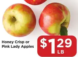 Food 4 Less Honey Crisp or Pink Lady Apples offer