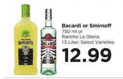 Food 4 Less Bacardi or Smirnoff offer