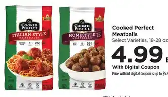 Food 4 Less Cooked Perfect Meatballs offer