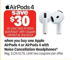 Meijer Apple AirPods 4 offer