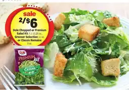 Meijer Dole Chopped or Premium Salad Kit offer