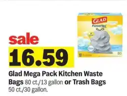 Meijer Glad Mega Pack Kitchen Waste Bags offer