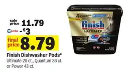 Meijer Finish Dishwasher Pods offer