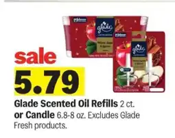 Meijer Glade Scented Oil Refills or Candle offer