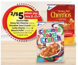 Meijer General Mills Cereals offer