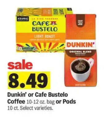 Meijer Dunkin' or Café Bustelo Coffee offer