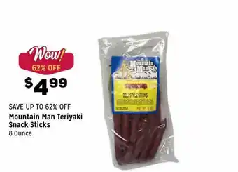 Grocery Outlet Mountain Man Teriyaki Snack Sticks offer