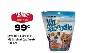 Grocery Outlet Kit Original Cat Treats offer