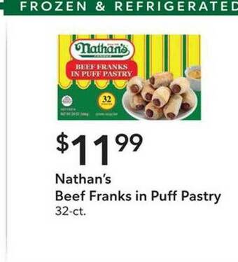 Publix Nathan's Beef Franks In Puff Pastry offer