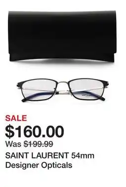 Marshalls SAINT LAURENT 54mm Designer Opticals offer
