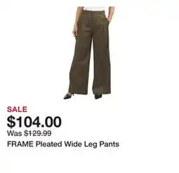 Marshalls FRAME Pleated Wide Leg Pants offer