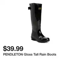 Marshalls PENDLETON Gloss Tall Rain Boots offer