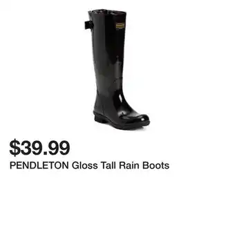 Marshalls PENDLETON Gloss Tall Rain Boots offer