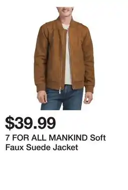 Marshalls 7 FOR ALL MANKIND Soft Faux Suede Jacket offer