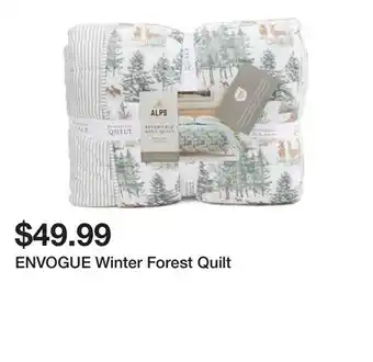 Marshalls ENVOGUE Winter Forest Quilt offer