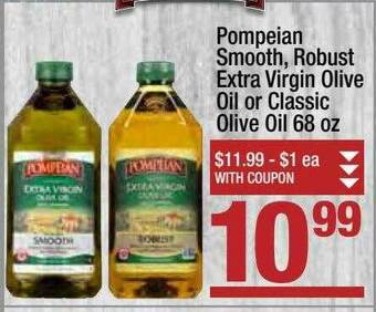 Super King Markets Pompeian Smooth Robust Extra Virgin Olive Oil Or Classic Olive Oil offer