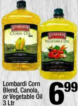 Super King Markets Lombardi Corn Blend, Canola, Or Vegetable Oil offer