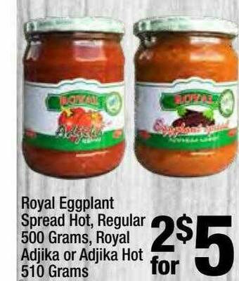 Super King Markets Royal Eggplant Spread Hot, Regular, Royal Adjika Or Adjika Hot offer