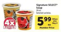 Safeway Signature Select Soup offer