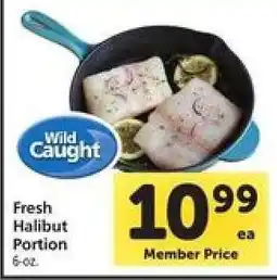 Safeway Fresh Halibut Portion offer