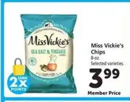 Safeway Miss Vickie's Chips offer