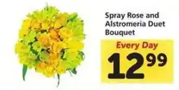 Safeway Spray Rose and Alstromeria Duet Bouquet offer