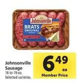 Safeway Johnsonville Sausage offer