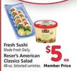 Safeway Reser's American Classics Salad offer