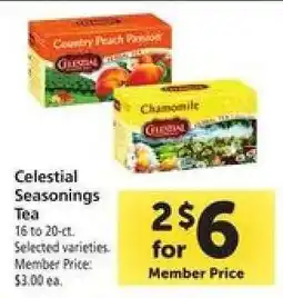 Safeway Celestial Seasonings Tea offer