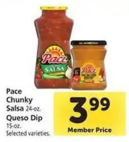 Safeway Pace Chunky Salsa / Queso Dip offer