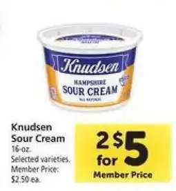 Safeway Knudsen Sour Cream offer